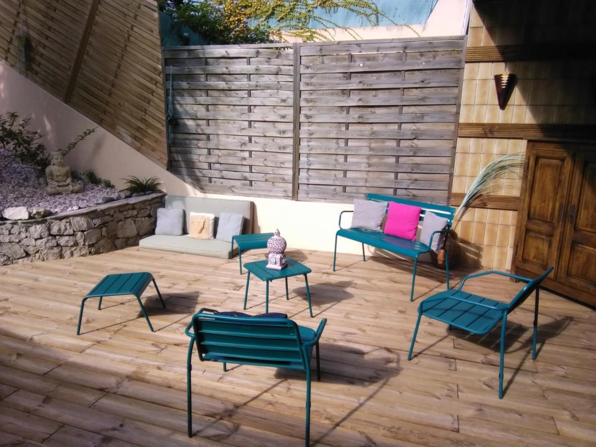Nice- Gairaut - Jardin Prive- Grand F1 Lumineux-Piscine Collective Eksteriør billede
