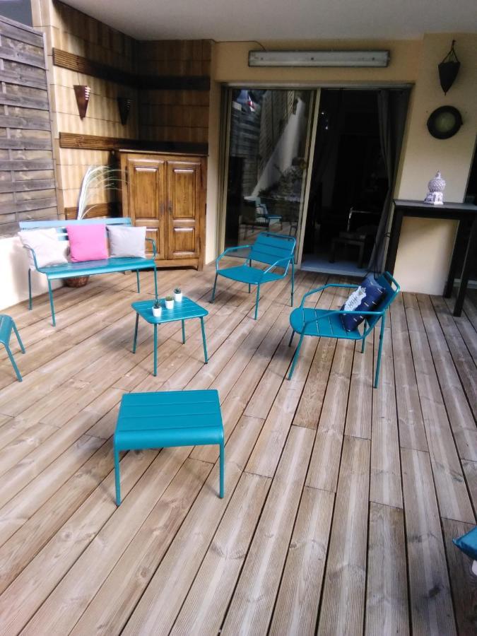Nice- Gairaut - Jardin Prive- Grand F1 Lumineux-Piscine Collective Eksteriør billede