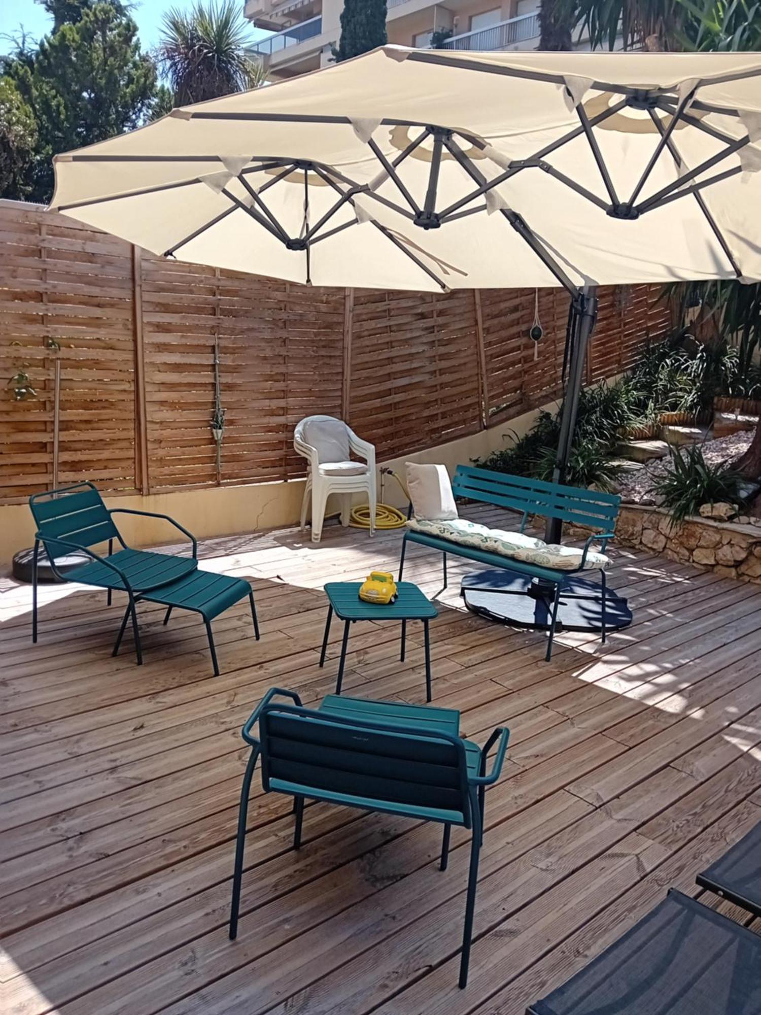 Nice- Gairaut - Jardin Prive- Grand F1 Lumineux-Piscine Collective Eksteriør billede