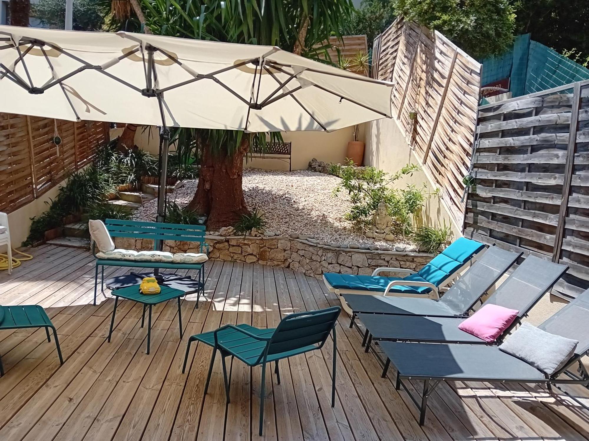 Nice- Gairaut - Jardin Prive- Grand F1 Lumineux-Piscine Collective Eksteriør billede