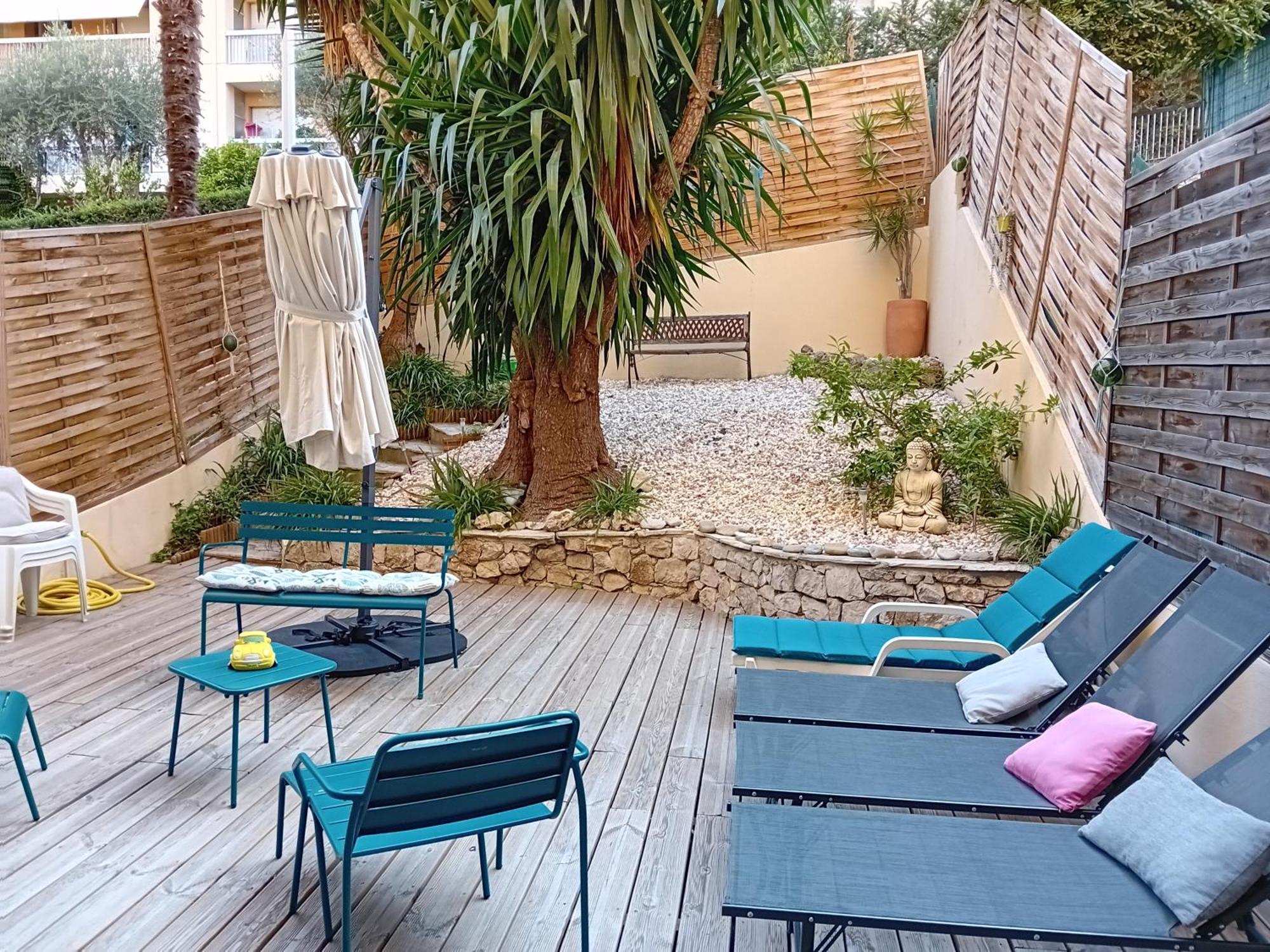 Nice- Gairaut - Jardin Prive- Grand F1 Lumineux-Piscine Collective Eksteriør billede